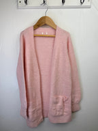 NEW Ex N*xt Fluffy Pink Long Cardigan - Girls 9 Years - Little Ones Preloved. Second Hand Children's & Preloved Baby, Kids, Girls & Boys Clothes. UK online
