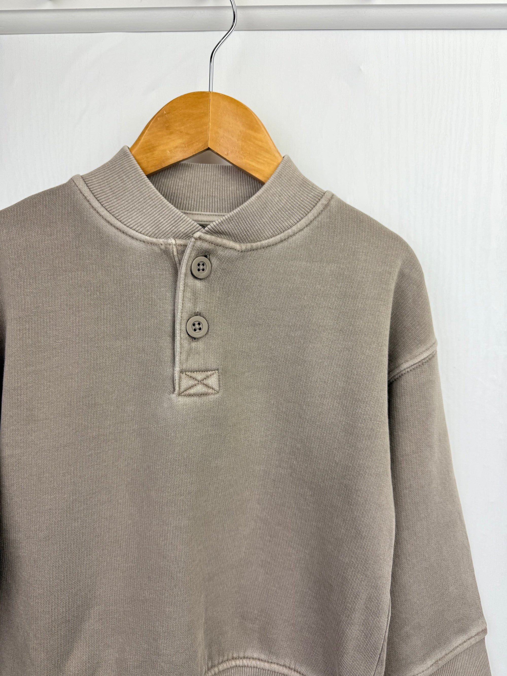 NEW M*S Brown/Grey Button Sweater - Boys 2 - 8 Years - Little Ones Preloved. Second Hand Children's & Preloved Baby, Kids, Girls & Boys Clothes. UK online