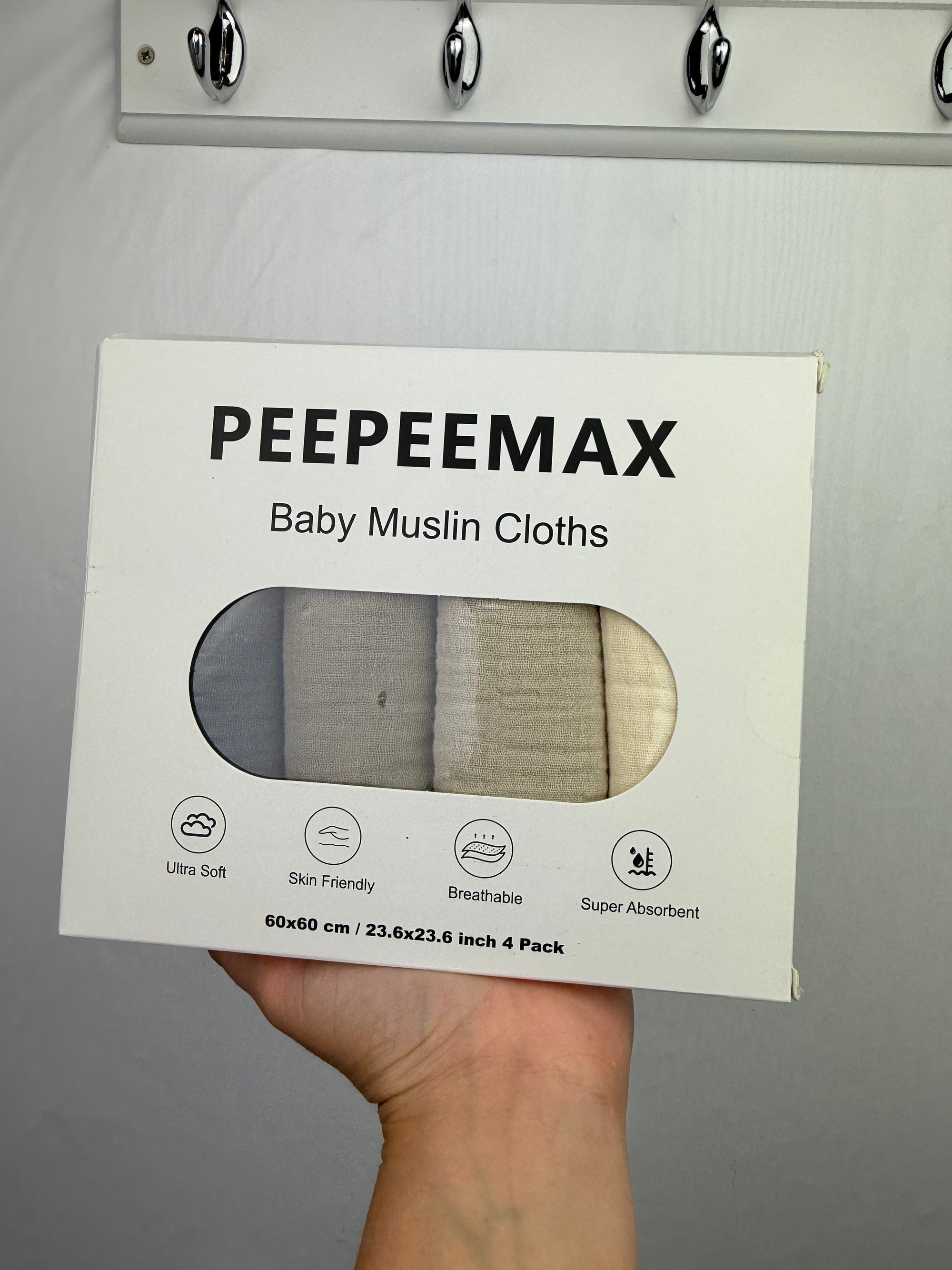 NEW PeePeeMax Muslin Cloths - Little Ones Preloved. Second Hand Children's & Preloved Baby, Kids, Girls & Boys Clothes. UK online