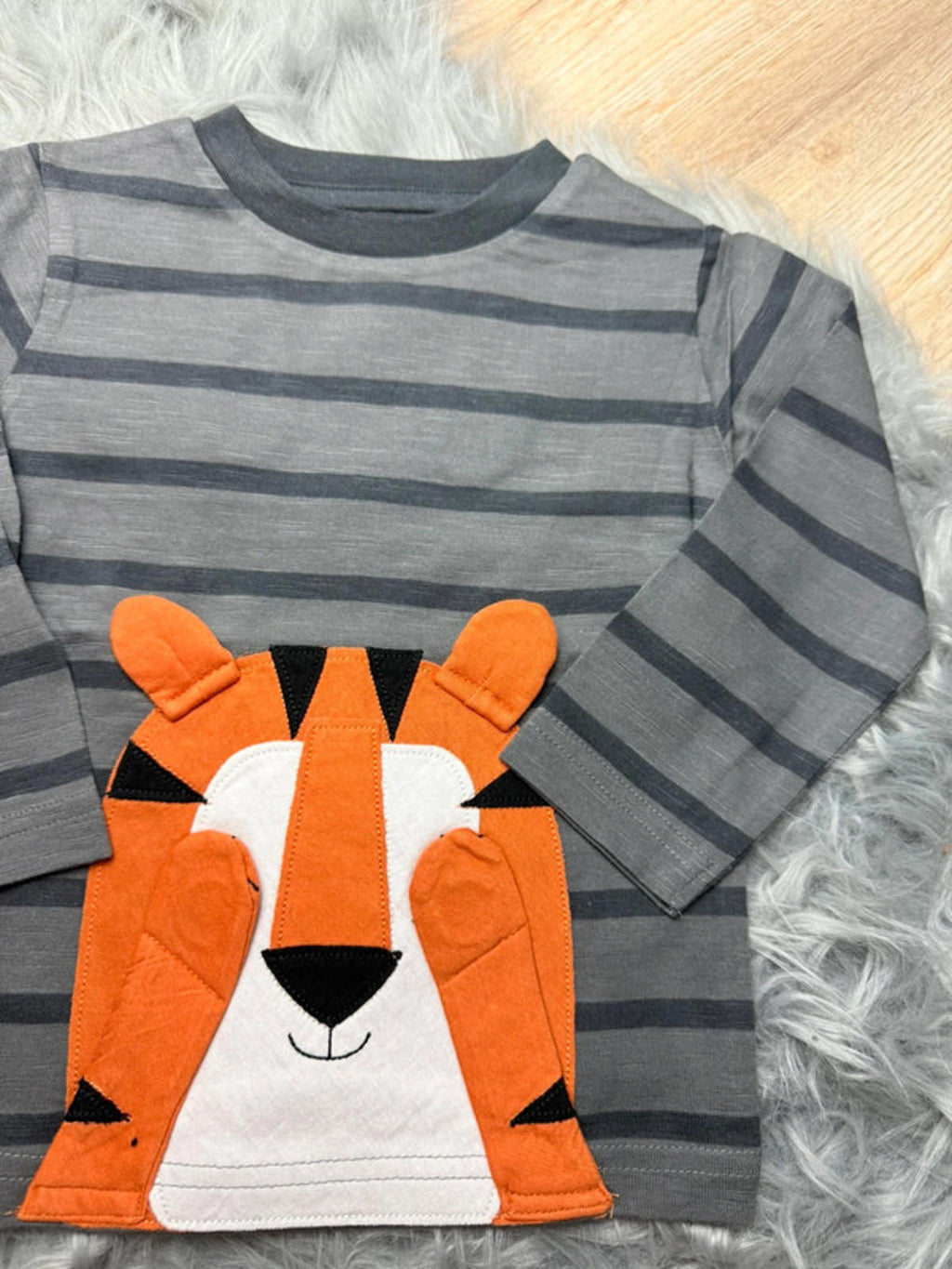 Nwot’s Ex - Next Grey Tiger Top - Boys 9–12 Months - Little Ones Preloved. Second Hand Children's & Preloved Baby, Kids, Girls & Boys Clothes. UK online