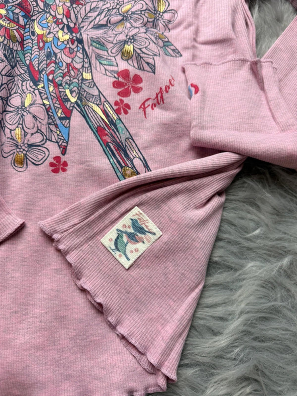 NWT’s Fatface Pink Ribbed Mosaic Bird Top - Girls 12 - 13 Years - Little Ones Preloved. Second Hand Children's & Preloved Baby, Kids, Girls & Boys Clothes. UK online